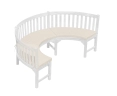 Henley Semi-Circle Armless Bench Cushion