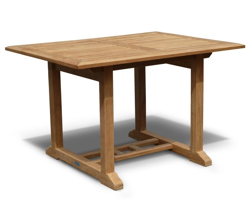 Hilgrove 4ft Rectangular Teak Outdoor Table – 1.2m