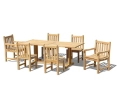 Belgrave 2m Dining Table, 2 Windsor Armchairs and 4 Windsor Chairs Set