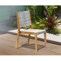 Sora Woven Stacking Chair