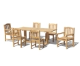 Belgrave Rectangular Dining Table, 4 Ascot Chairs and 2 Ascot Armchairs Set