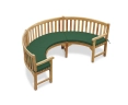Henley 1/2 Curved Garden Bench Cushion