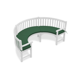 Henley 1/2 Curved Garden Bench Cushion
