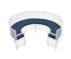 Henley 3/4 Curved Garden Bench Cushion