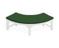 Saturn Quarter Tree Seat Bench Cushion - Forest Green
