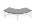 Saturn Quarter Tree Seat Bench Cushion - Mid Gray