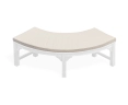 Saturn Quarter Tree Seat Bench Cushion - Ecru/Natural