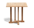 Canfield Teak Garden Dining Set – 80cm Table & 4 Stackable Chairs