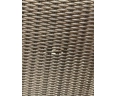 Riviera Round 1.5m Java Brown Weave Table - New: End of Line