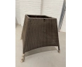Riviera Round 1.5m Java Brown Weave Table - New: End of Line