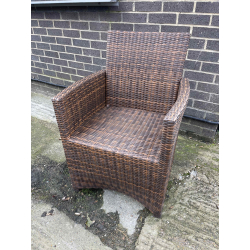 Eclipse Mocha Brown Armchair - New: End of Line