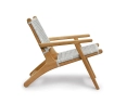 Amalfi Lounge Armchair, Flat Weave