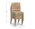 Cadogan Outdoor Pedestal Table 2.25m & 8 Hilgrove Stacking Chairs