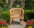 Contemporary Banana Chair, Wooden Garden Tub Chair
