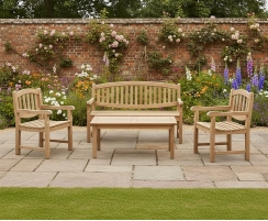 Hilgrove and Ascot 5 Seater Teak Coffee Set