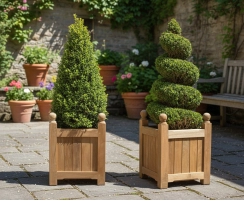 Set of 2 Square Garden Planters, Versailles Planters – Standard