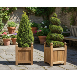 Set of 2 Square Garden Planters, Versailles Planters – Standard