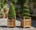 Set of 2 Square Garden Planters, Versailles Planters – Standard