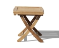 Cheltenham Adjustable Footstool, Teak Side Table