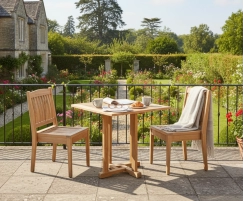 Canfield Square 80cm Table and 2 Hilgrove Chairs Set