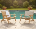Amalfi Lounge Armchair, Flat Weave