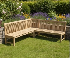 Canterbury Teak Corner Chair and Benches Set