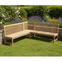 Canterbury Teak Corner Chair and Benches Set