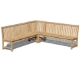Canterbury Teak Corner Chair and Benches Set