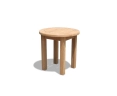 Round Teak Occasional Table