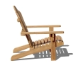 Adirondack Chair, Teak Wood