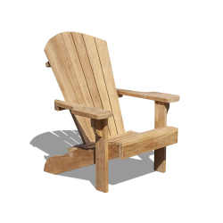 Bear Chair, Teak Adirondack Seat
