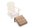 New England Teak Adirondack Leg Rest