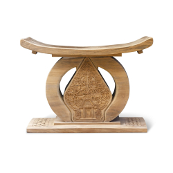 Ashanti-style Stool – Hand-Carved Teak Statement Piece