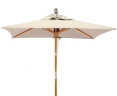 Square 2m Tilting Garden Hardwood Parasol