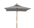 Square 1.5m Tilting Garden Parasol - Grey