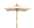 Square 1.5m Tilting Garden Parasol - Natural