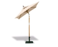 Square 1.5m Tilting Garden Parasol - Natural