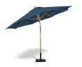 Octagonal 3m Hardwood Garden Parasol - Blue