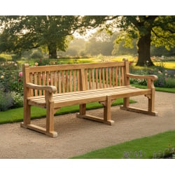 Hyde Park Teak 2.4m Bench