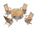 Suffolk 4 Seater Garden Dining Set
