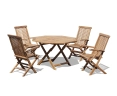 Folding Outdoor Wooden Dining Set