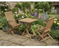 Teak 2 Seater Suffolk Table and Armchairs Set