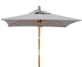 Square 2m Tilting Garden Hardwood Parasol