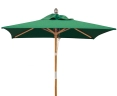 Square 2m Tilting Garden Hardwood Parasol