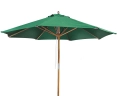 Octagonal 3m Hardwood Garden Parasol