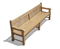 Banchory Heavy Duty Garden Bench - 3m