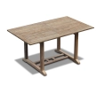 Hilgrove 5ft Solid Wood Rectangular Patio Table – 1.5m