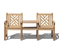 Princeton Vista Teak Garden Love Seat