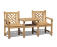 Princeton Vista Teak Garden Love Seat
