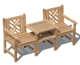 Princeton Vista Teak Garden Love Seat